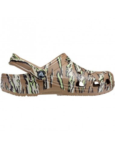 Crocs Classic Printed Camo Î‘Î½Ï„Î¹Î¿Î»Î¹ÏƒÎ¸Î·Ï„Î¹ÎºÏŒ Unisex Î£Î±Î¼Ï€ÏŒ Î Î¿Î»ÏÏ‡ÏÏ‰Î¼Î¿ Khaki